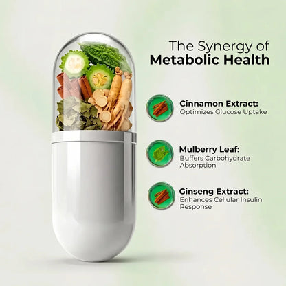 Bitter Melon & Cinnamon Extract – Blood Sugar Support (30 Vegetarian Capsules)